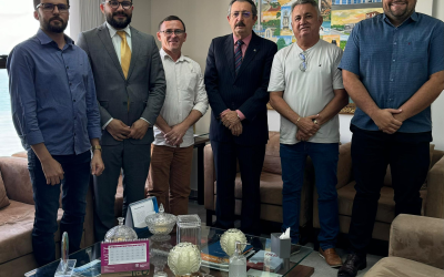 REUNIÃO COM O PRESIDENTE DO TCE-RN PARA TRATAR DA COMPENSAÇÃO PREVIDENCIÁRIA