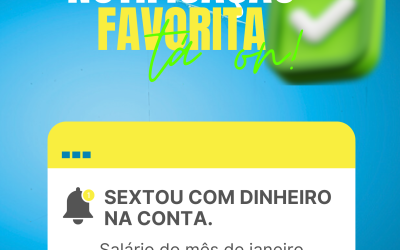 Salário na conta!